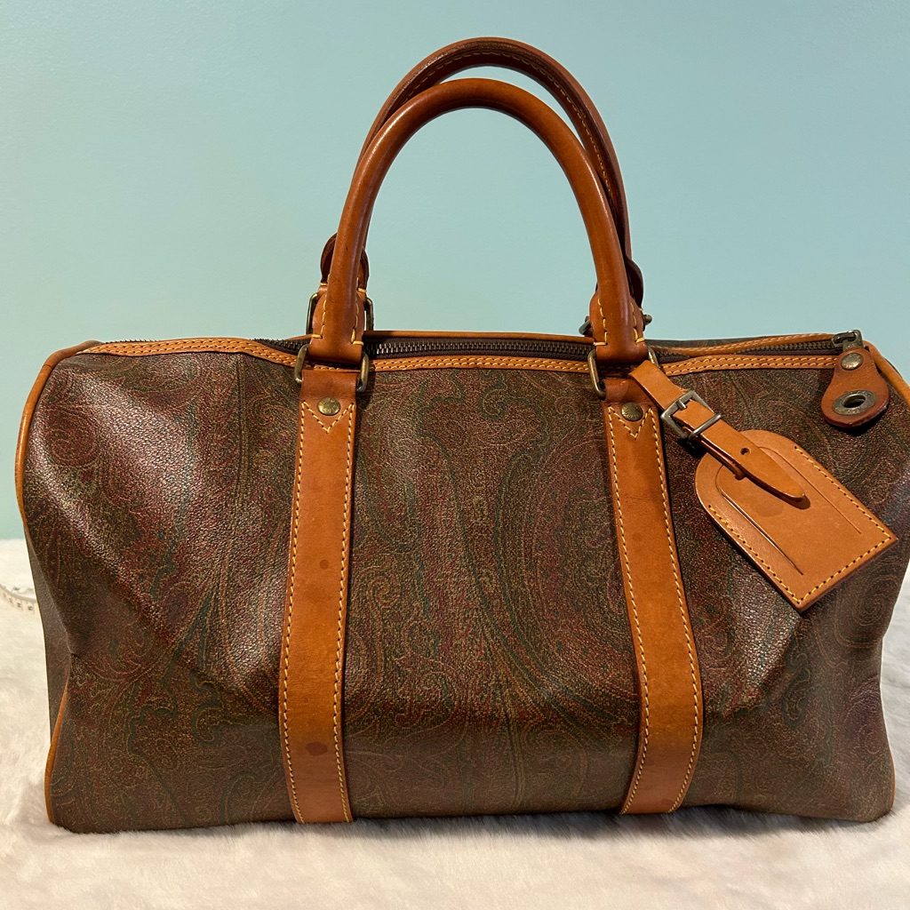 Etro Duffle Bag Size 40cm Authentic PreOwned Great Condition
